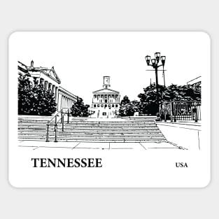 Tennessee State USA Sticker